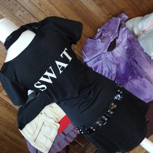 SEXY S.W.A.T. COSTUME (LADIES YOU CAN WEAR IT FOR YOUR HONEY!!!) SZ M / L - Picture 6 of 8
